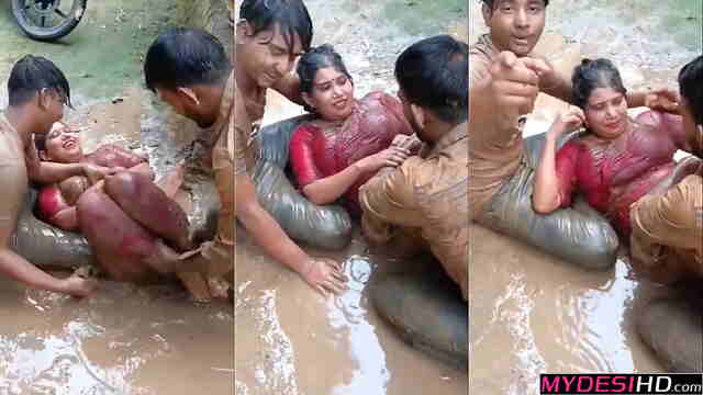 Leaked,Bengali Bhabhi ,Holi Orgy Friends Fucking