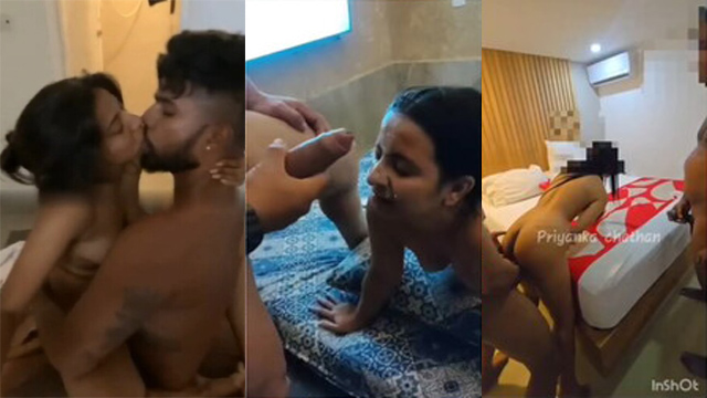 Office Hot Wife Threesome Kand Having Fun On Face