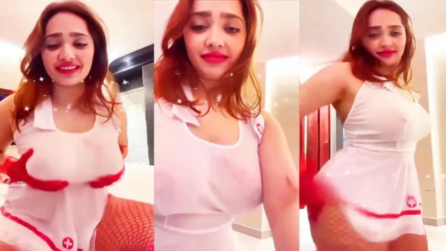 Aditi Mistry Nude Boobs Exposed See-Through Nurse Costume