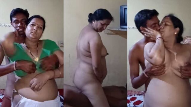 Desi Aunty Sex Tape With Devar Hard Fucking Her Big Tits