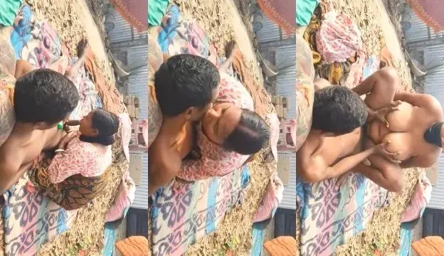 Desi BBW Bhabhi Slobbers On Dick Outdoors Then Rides Like A Slut
