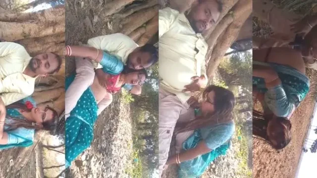 Outdoor Desi Bhabhi Sucks Cock and Gets Fucked Hard in a Field