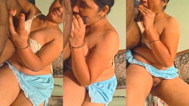 Desi Wife Slobbers Cock With Huge Boobs Hanging Out
