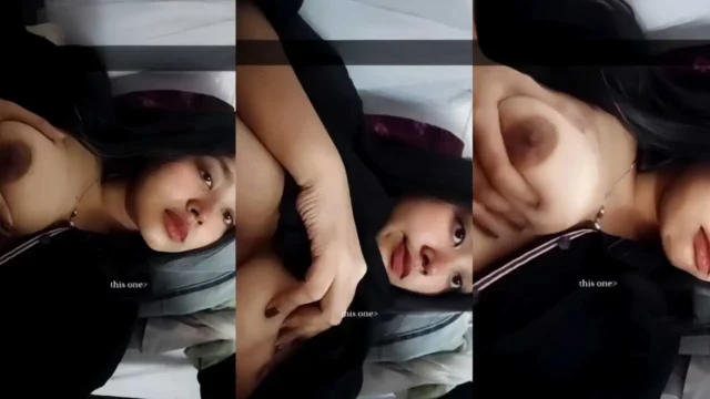 Desi Girlfriend Big Tits Tease Video For BF Boob Show