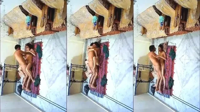 Desi Girlfriend Nude Saree Strip Tease Followed by Hard Standing Fuck