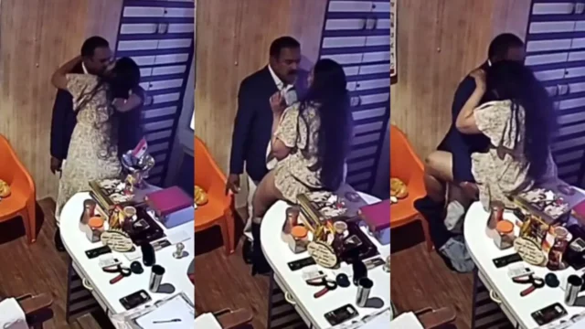 Nashik Astrologer MMS Fucking Desi Client Hard On Table