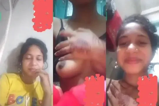 Shy Desi Girlfriend Nudes Shows Off Her Massive Boobs On Video Call